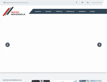 Tablet Screenshot of destekmuhendislik.com.tr
